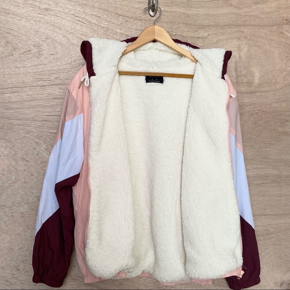 NWT. Streetwear Society. Sherpa lined windbreaker. XL - Picture 2 of 9